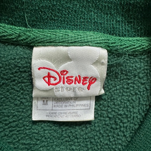 DISNEY WINNIE THE POOH VINTAGE Green Graphic Sweatshirt in Medium - Picture 3 of 9